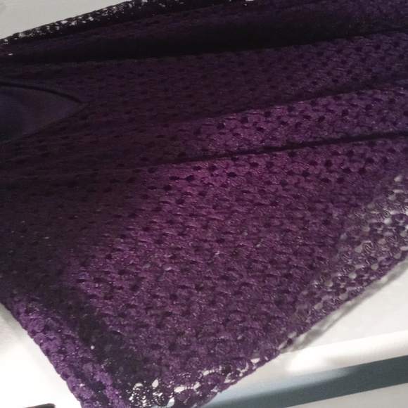 XXL Purple beautiful Batwing top - Picture 3 of 10